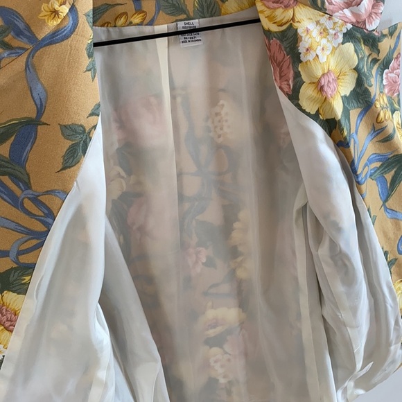 Vintage JH Collection Floral Blazer, Size 8 - Picture 6 of 13